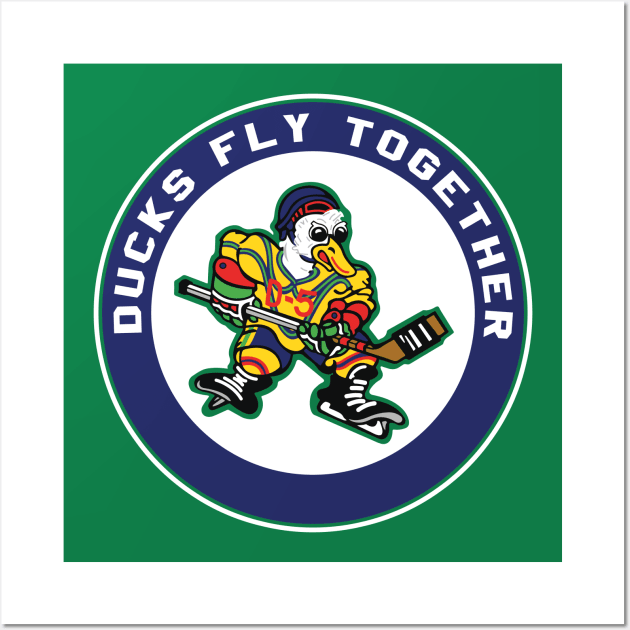 Ducks Fly Together Wall Art by old_school_designs